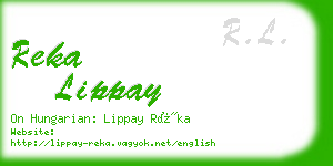 reka lippay business card